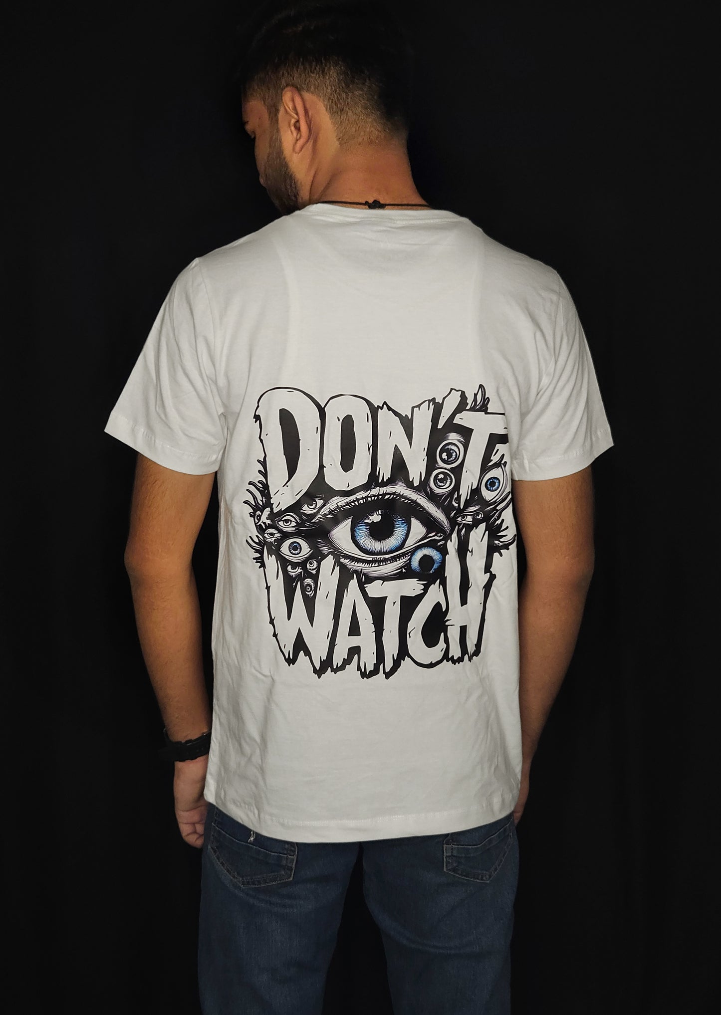 Don’t Watch Premium Printed Regular White T-Shirt