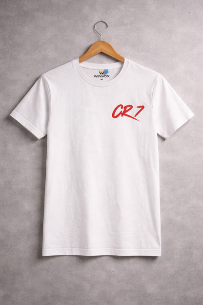RONALDO CR7 White T-Shirt