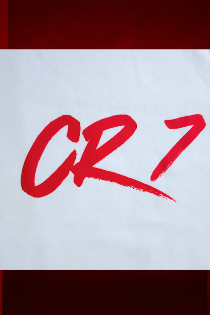 RONALDO CR7 White T-Shirt