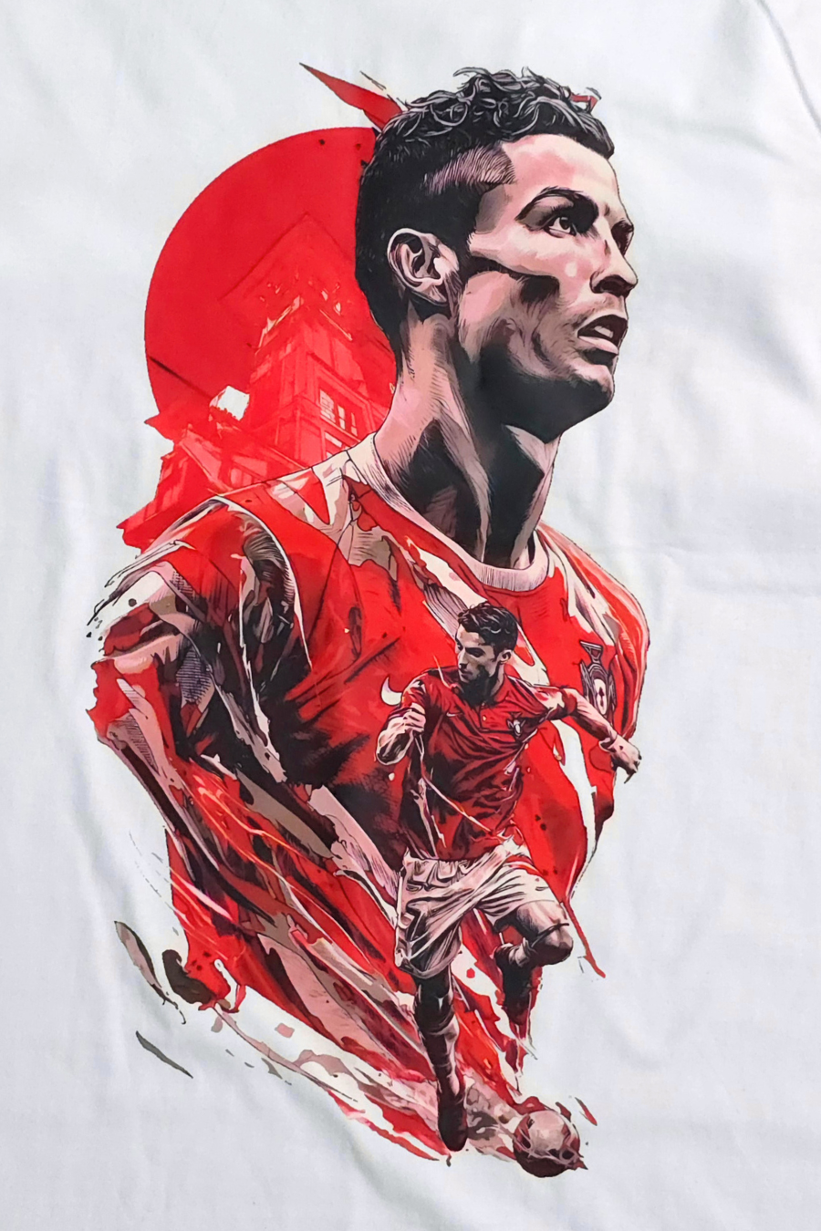 RONALDO CR7 White T-Shirt