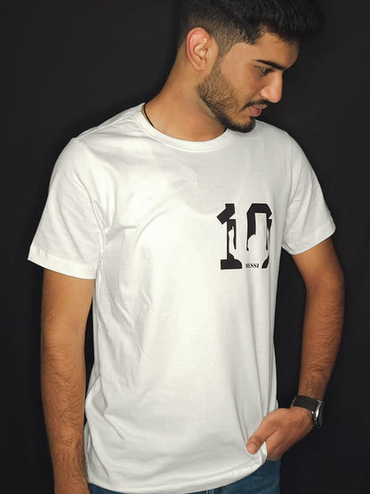 Lionel Messi White T-Shirt
